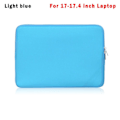 Miniatyrbild 1 av 10: Laptopväska Fodral Väska SKYDD FÖR 17-17,4 TUM ljusblå För 17-17,4 tum light blue For 17-17.4 inch