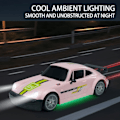 Miniatyrbild 4 av 6: GoolRC RC Driftbil, 1:20 2.4GHz 4WD Hög Hastighet 20KM/H Racingbil, Utbytbara Driftdäck Racing Sport Leksaksbilar med LED-lampor silver
