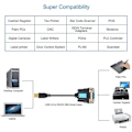Miniatyrbilde 3 av 5: USB til RS232 adapter med PL2303 chip USB2.0 hann til RS232 hunnkabel for OS for Linux/Windows XP/