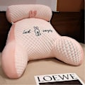 Miniatyrbillede 1 af 5: Læsepude til seng Ryglæn Lændestøtte Arm Sædepude Lounger Pude Pink 60*40