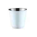 Miniatyrbilde 1 av 5: 1 stk, Espresso kaffekopp, 304 rustfritt stål kaffekrus, Dobbeltvegg tekopper, Bærbare drikkekopper, For fotturer, Camping, Utendørs dekor, Sommer Wi white Small