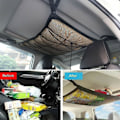 Miniatyrbillede 2 af 5: Bil Tagnet Tag Bagagenet Opbevaringspose Lommer Til SUV Van Camper 90x60cm