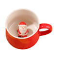 Miniatyrbillede 1 af 2: Keramisk Mælk Kaffe Krus Varm Chokolade Kop Julegaver til Børn Ven Familie Santa Claus