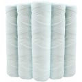 Miniatyrbilde 1 av 3: Sett med 5 skyllede vannfilterpatroner Antisediment 9 tommer 3/4 - 20 mikron kompatibel med 10 tommers filtre laget i Frankrike
