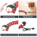 Miniatyrbild 3 av 3: Smart Sensing Snake Cat Toys Elektroniska interaktiva leksaker för katter 1 st