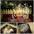 Miniatyrbillede 5 af 5: 12 stk. Flaskelys, Korklys til Vinflasker, 2m 20 LED Lys