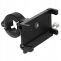 Miniatyrbillede 1 af 5: Mobilholder til cykel - Sort aluminium