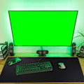 Miniatyrbillede 7 af 7: Gaming Mouse Mat Desk Office Mouse Pad Stor Størrelse Behagelig Mousepad med Glat Kludoverflade, Forbedret Præcision og Hastighed 80x40 Black