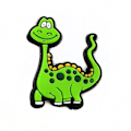 Miniatyrbilde 5 av 5: 20 stk Dinosaur-tema Crocs sko-pynt for DIY clog-sandaler dekorasjon skotilbehør sett gaver