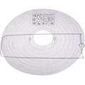 Miniatyrbillede 2 af 7: 10 stk. Papirlangerner Hvide Runde Papirlangerner, Bryllup Have Bryllupsfest Dekoration 16 inch