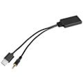 Pikkukuva 2 / 5: Auton langaton Bluetooth-moduuli musiikkiadapteri lisävastaanotin Aux Audio Usb 3,5 mm liitäntä E90 E