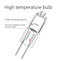 Miniatyrbilde 7 av 9: 10 halogenlamper kapsel lamper G4-12V-10W G4-12V-10W G4-12V-10W