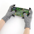 Miniatyrbillede 2 af 5: Varme Touch Handsker Vinter Handsker Grå/sort