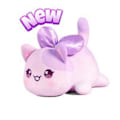 Miniatyrbild 1 av 4: Aphmau Meows Katt Plyschleksak - Mjuk Meemeow Fylld Munk-Katt, Kawaii Pommes Frites och Cheeseburgare Mat Plyschdocka - Perfekt Julklapp bow cat