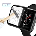 Miniatyrbillede 5 af 5: Hærdet Glas Skærmbeskytter Apple Watch 40 mm - Glossy Black Sort Sort