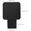 Miniatyrbillede 2 af 6: 5-pak Notesbog Penholder Selvklæbende Penholder Sort Penring Pen Loop Elastisk Penholder Notesbog