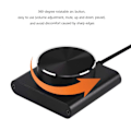 Miniatyrbild 5 av 5: USB Dator PC Högtalare Extern Ljudvolymkontroll Justeringsratt Svart