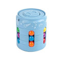 Miniatyrbild 1 av 5: Roterande Magisk Bönleksak Fidget Cube Leksak Barn Rubiks Kub Leksaker för stressavlastning Blue