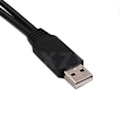 Miniatyrbillede 4 af 5: 2-Port USB2.0 Hub USB 2.0 Han til 2 Dobbelt USB Hun Stik, Splitter Hub, Strømkabel Adapter til PC, Telefon, Laptop