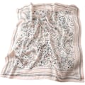 Miniatyrbillede 2 af 5: Satin Firkantet 27 Tommer Hårsjal Silkefølelse Hals Wraps Hovedtørklæde Halstørklæde Hovedbeklædning Mode Bandanas S07171