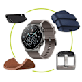 Miniatyrbillede 5 af 5: Læderrem til Huawei Watch GT2 Pro Grey