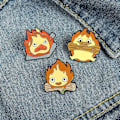 Miniatyrbillede 4 af 5: 3 stk. Nye Tegneserie Søde Kreative Animationsfigurer Modellering Legering Broche Label Pin Cool Things Custom Badge Søde Søde Kvinde