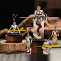 Miniatyrbillede 6 af 6: Sort Abekongekonge Statue Black Myth Sun Wukong Figur Resin Samleobjekt Skulptur Gave til Spil Elsker Hjemme Bil Dekoration Burning Moth-M