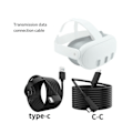 Miniatyrbilde 3 av 5: For Meta Quest3 3.0 Link Kabel Steam Vr Høy Hastighet Stabil Dataoverføring Kan Speile Skjerm Con