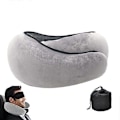 Miniatyrbilde 1 av 5: Reisepute for nakken, sammenleggbar U-formet pute, minnefoam reisepute Style 9
