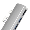 Miniatyrbilde 4 av 5: USB Hub 3.0 Dokkingstasjon Splitter For Surface Pro 4 5 6 Hot Swappin