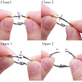 Miniatyrbillede 4 af 8: 100 stk. Binder Ringe, Løse Blade Binder Ringe, Bog Ringe, Metal Bindingsringe til Papirer, Flash Cards, Index Cards, Ringbind, Kontor, Skole, Hjem 0.75 Inch/19mm