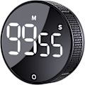 Miniatyrbild 1 av 5: Digital kökstimer, visuell timer stor LED-display magnetisk timer för klassrum matlagning fitness bakning lärande undervisning