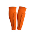 Miniatyrbillede 1 af 5: 2 stk. fodboldbenskinner til unge, beskyttende fodboldudstyr til underben Orange XL