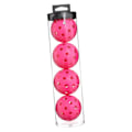 Miniatyrbillede 1 af 5: Indendørs Pickleballs - Indendørs Bane Pickleball Bolde - 4 Pak Pickleballs - Turnering Pickleballs Rose Red 74mm