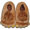 Miniatyrbillede 3 af 5: Unisex Voksne Tøfler Slippersko Bigfoot Plys Tøfler Varmt Vintergave 36-42 Brown