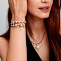 Miniatyrbilde 3 av 4: Pandora Sparkling Wishing Star Charm, Gullfarget Trippel Lag Design
