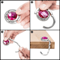 Miniatyrbilde 4 av 6: Portable Veske Kroker (6 stk) - Sølv - For Oppbevaring, Bord, Restaurant - Gaver til Kvinner/Jenter