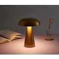 Miniatyrbild 5 av 5: LED Svamp Bordslampa Uppladdningsbar Touch Tre-tons Belysning För Café Bar Restaurang Vardagsrum Sovrum Studierum Dekoration-1st Gold