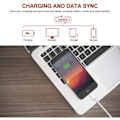 Pikkukuva 3 / 7: 5X Lightning USB -kaapeli Applelle iPhoneen ja iPadiin, 1m valkoinen
