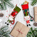Miniatyrbilde 8 av 8: Julegavepose Sett med 2 Store Julegaver 3D Julegaver Godteripose Pynt Juletre Dekorasjon for Barn Voksen, Julenissen Gavepose