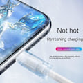 Miniatyrbillede 3 af 5: Opladerkabel til iPhone 14/13/12/11/pro - Ekstra Langt Lightning Opladerkabel med 2-Pak, Forstærkede Stresspunkter til Udendørs Eventyr (3ft)
