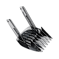 Miniatyrbillede 1 af 5: 2 stk. Hårklippekam Kompatibel med Philips HC9450 HC9490 HC9452 HC7460, Justerbar 7-24 mm