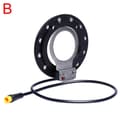 Cykel Power Pedal Assist Sensor Cykeldelar 12 Magneter Cyklar Pedal Sensor Black B