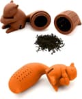 Miniatyrbillede 2 af 5: Køkken Egern Te Infuser - Super Sød Silikone Løs Blad Urte Te Si Filter Diffuser -Yx