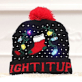 Miniatyrbild 1 av 4: 2024 NY LED Julhatt Kreativ Blinkande LED-ljus Stickad Hatt Snögubbe Vinter Varm Färg Stickad Mössa Julklapp 7