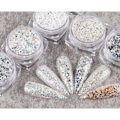 Miniatyrbild 4 av 4: 6 st nagelglitter, nageldekorationer flerfärgade