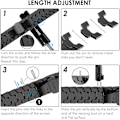 Miniatyrbild 7 av 8: Apple Watch Ultra-rem för män, 49 mm, 45 mm, 44 mm, 42 mm, serie för män, metallarmband för iWatch, armband i rostfritt stål Black 38/40/41mm