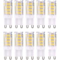Miniatyrbild 1 av 5: G9 LED-lampor, varmvit 3000K 5W G9 LED, 10-pack