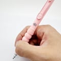 Miniatyrbillede 2 af 7: 0,5 mm Tilbagetrækkende Kuglepen Blød Greb Lydløs Trykfunktion Gelpen, Sort blæk gelpenne, Æske med 4 penne (Sort)