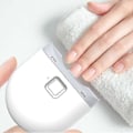 Miniatyrbild 2 av 5: Elektrisk Automatisk Nagelklippare Med Lampa, Nagelklippare Och Fil 2 I 1 Design, Förvaring Av Nagelrester, USB Uppladdningsbar Säkerhet Vit Zekai